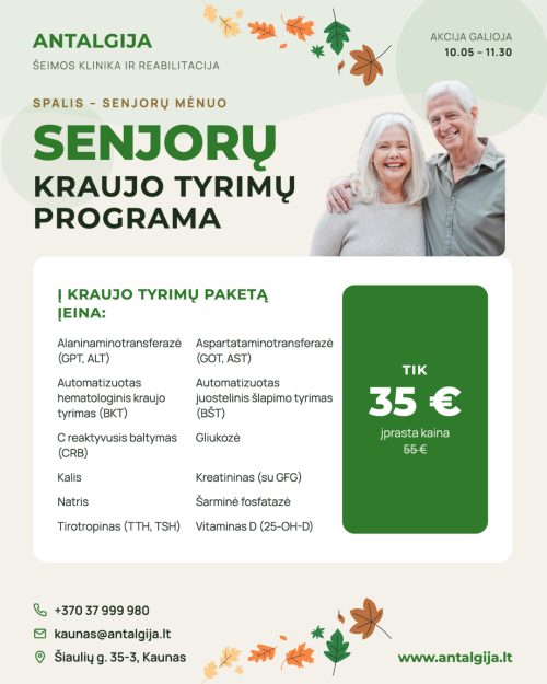 Senjorų kraujo tyrimų programa